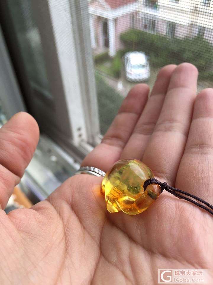半立体象_蜜蜡打磨