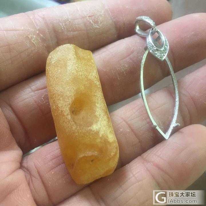 很久没来，老号忘记，又一次从头开始，希望本帖成为DlY戒指的模板_打磨琥珀蜜蜡