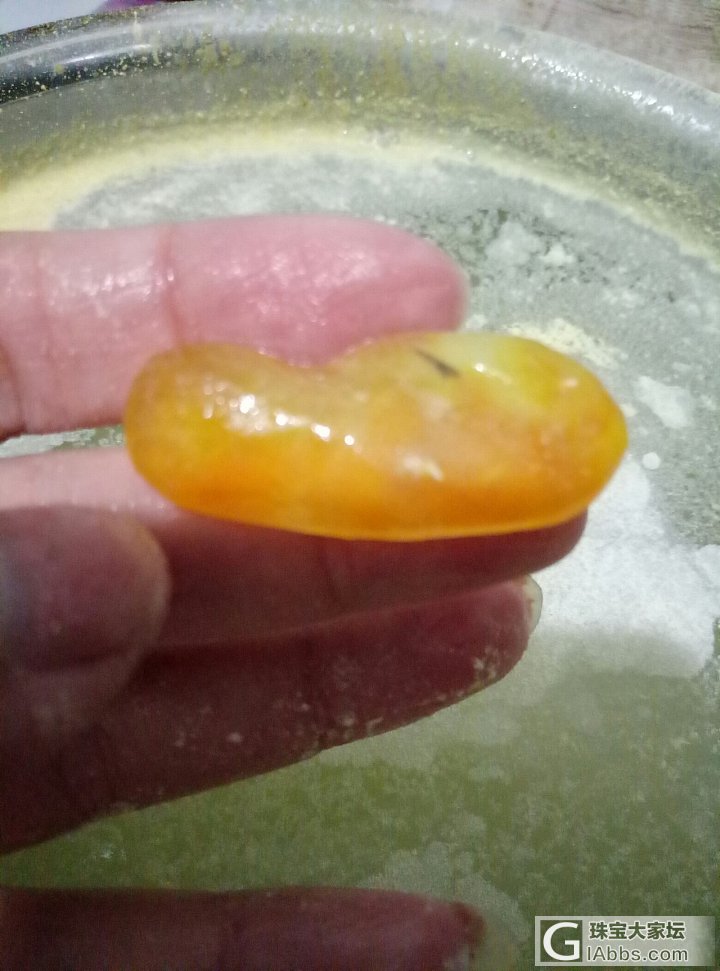 直播:琥珀袖扣diy_蜜蜡打磨原石