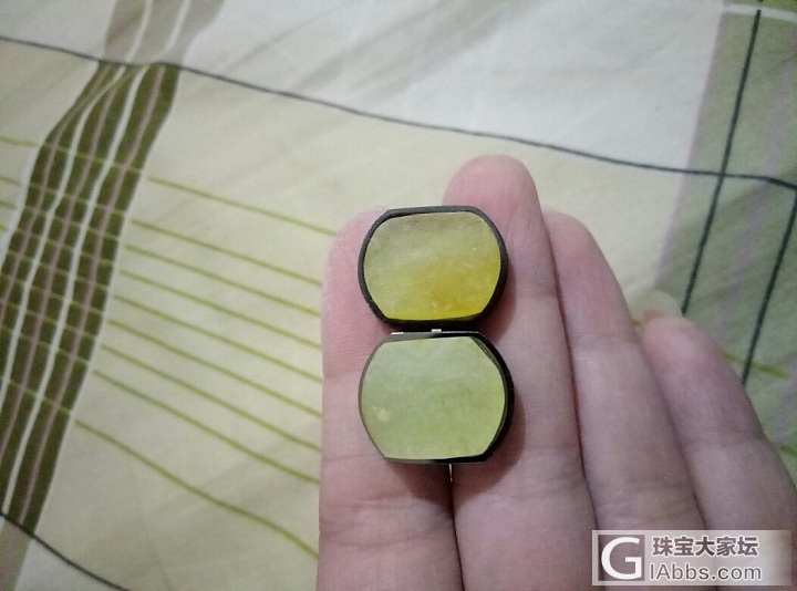 直播:琥珀袖扣diy_蜜蜡打磨原石