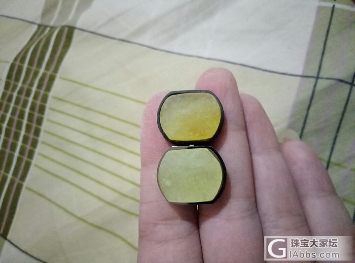 直播:琥珀袖扣diy_蜜蜡打磨原石