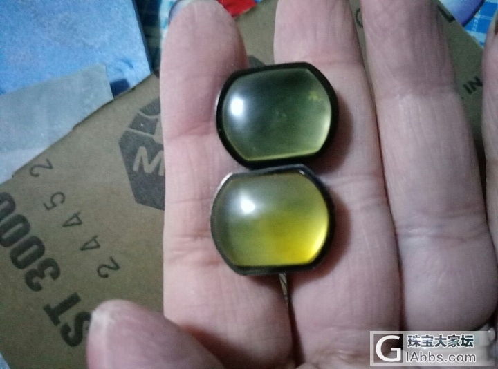 直播:琥珀袖扣diy_蜜蜡打磨原石