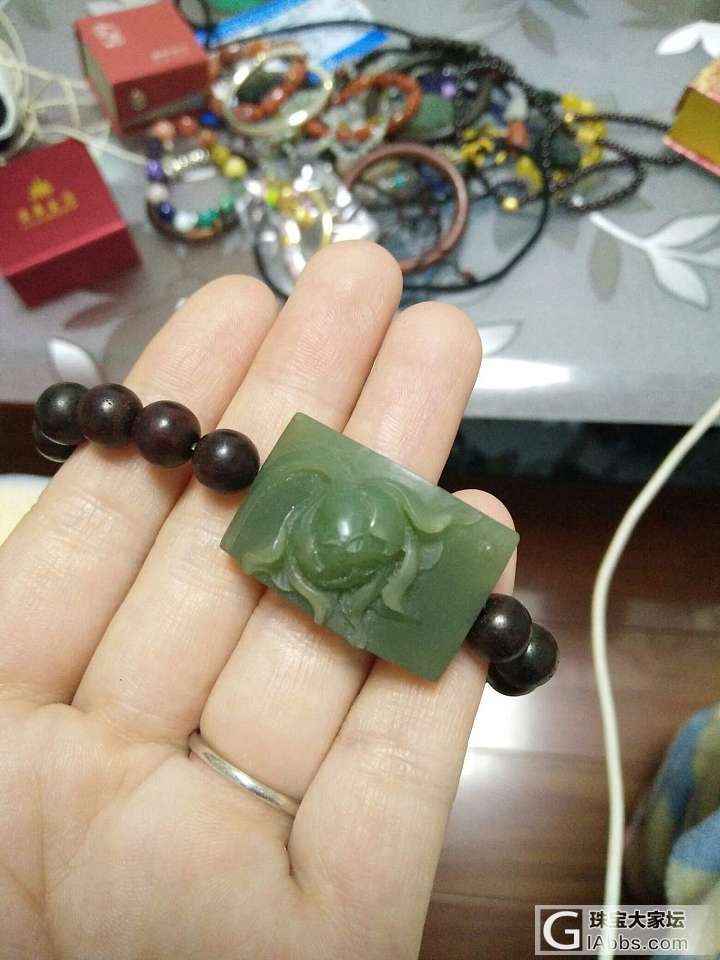 大刀出三样，换m买新的_牌子粉晶海蓝宝碧玉珠串