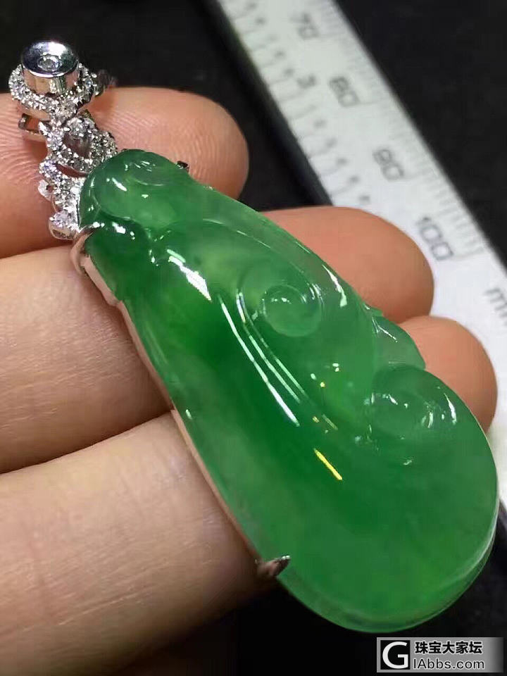 嘉贝珠宝11.15号种水翡翠_吊坠翡翠