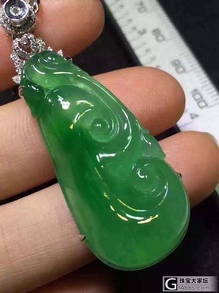 嘉贝珠宝11.15号种水翡翠_吊坠翡翠
