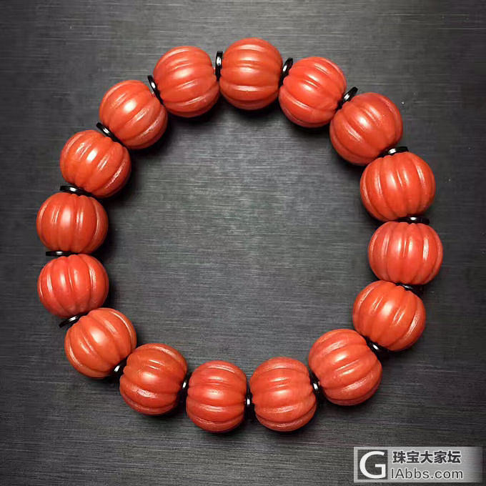偏爱红色_珠串