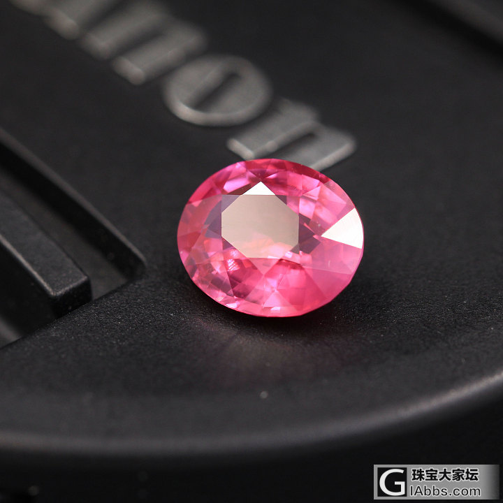 【悠然亭珠宝】天然红宝石无烧裸石 3.13ct 粉红 莲花证书_刻面宝石红宝石