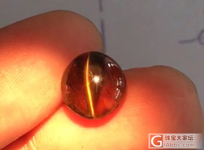 金线蜜色利器_金绿宝石