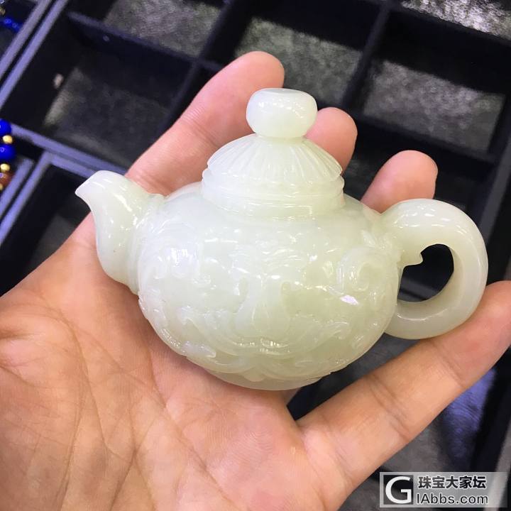 器皿类：和田玉玉壶设计制作_玉工和田玉