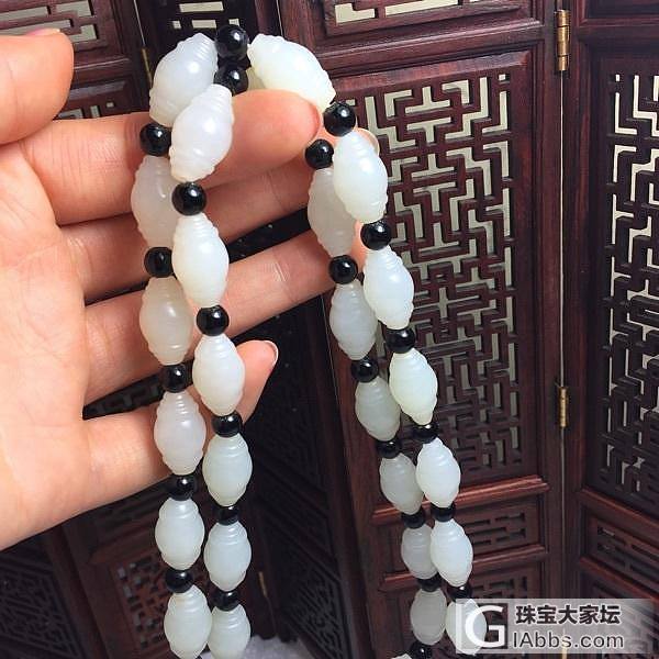 20号新品：白玉路路通 项链串。碧玉莲花 项链珠。双面镂空挂_和田玉