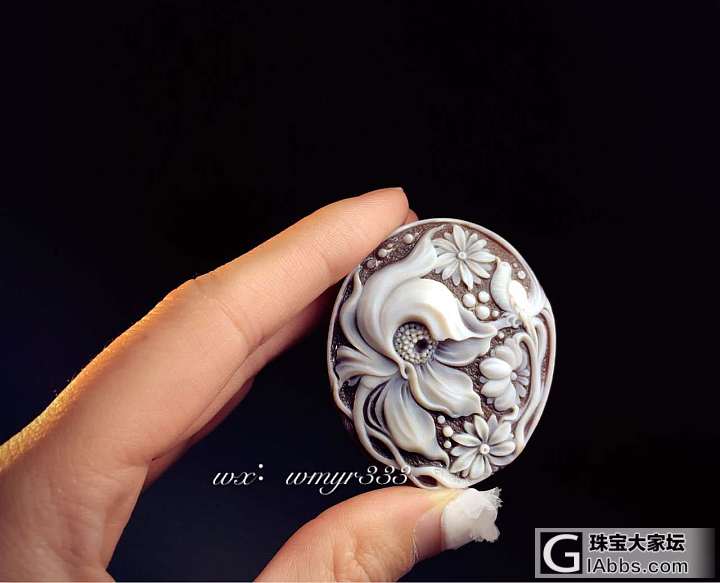 Masterpiece Cameo 皇冠和皇家珠宝中的常客_贝壳