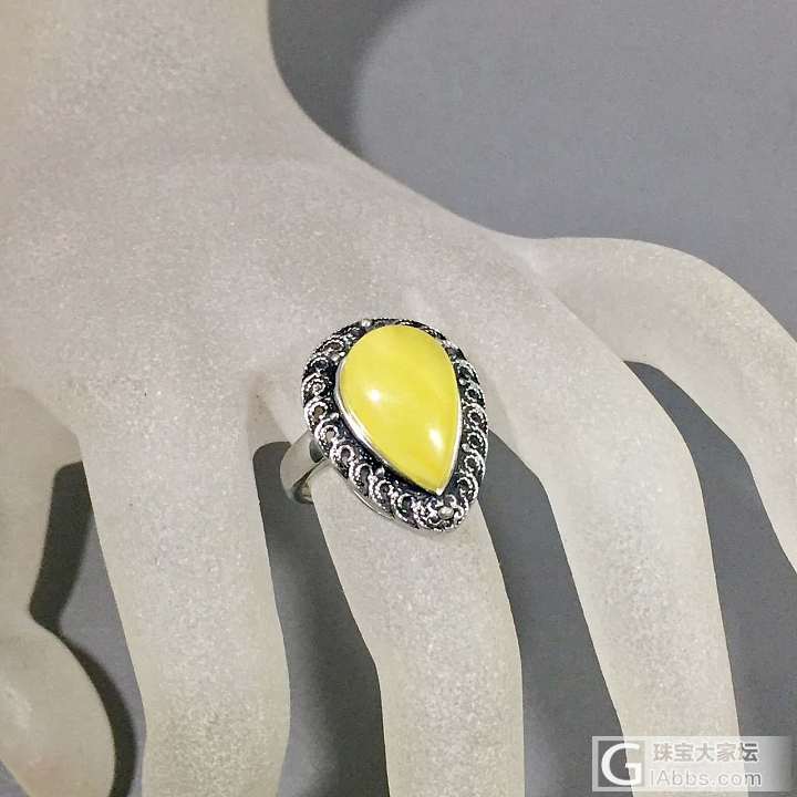 很久没来，老号忘记，又一次从头开始，希望本帖成为DlY戒指的模板_打磨琥珀蜜蜡