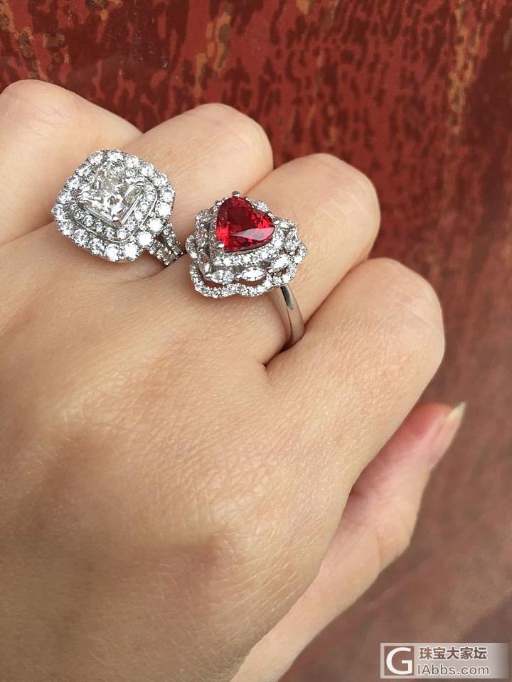 钻石和红宝，你们更喜欢哪个戒指_红宝石钻石