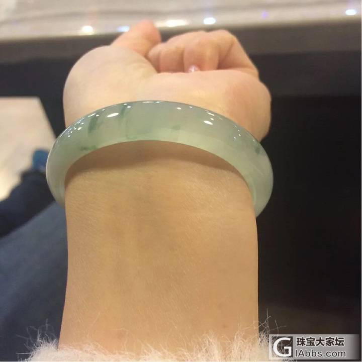 冰飘花翡翠镯子_手镯翡翠