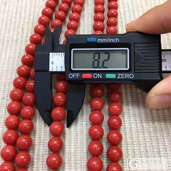 意大利沙丁珊瑚  7.4-8.2mm珠子_珊瑚珠串