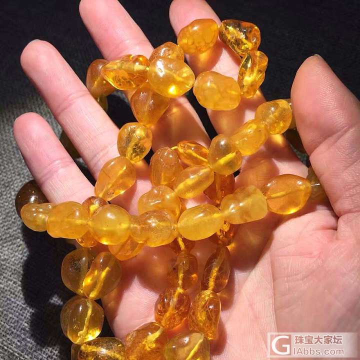 海漂球球_琥珀蜜蜡珠串
