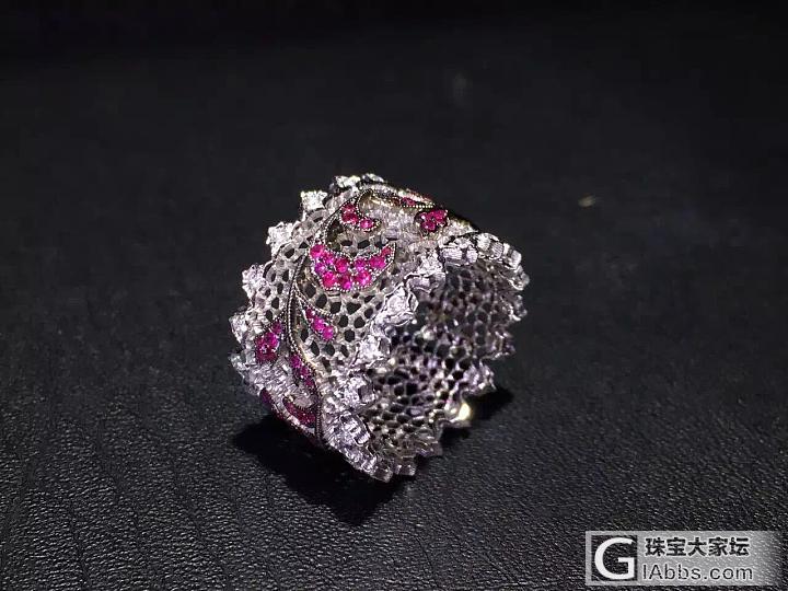 红宝戒指，新款性感格蕾丝现货……😍_红宝石戒指