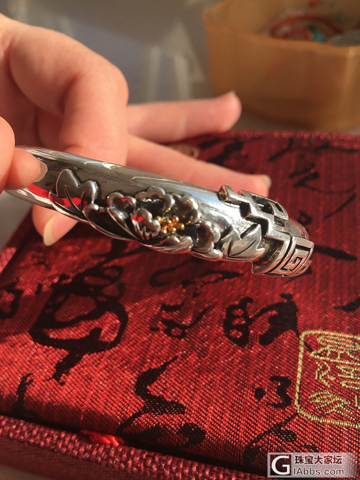 大刀出金蕊墙角牡丹，58圈口，112克，1600块带走！_银