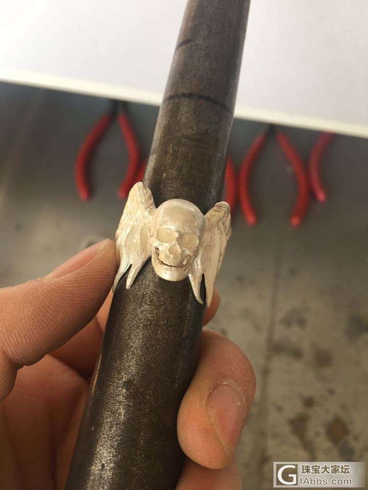 楼主今天打磨的几件小物件_银打磨
