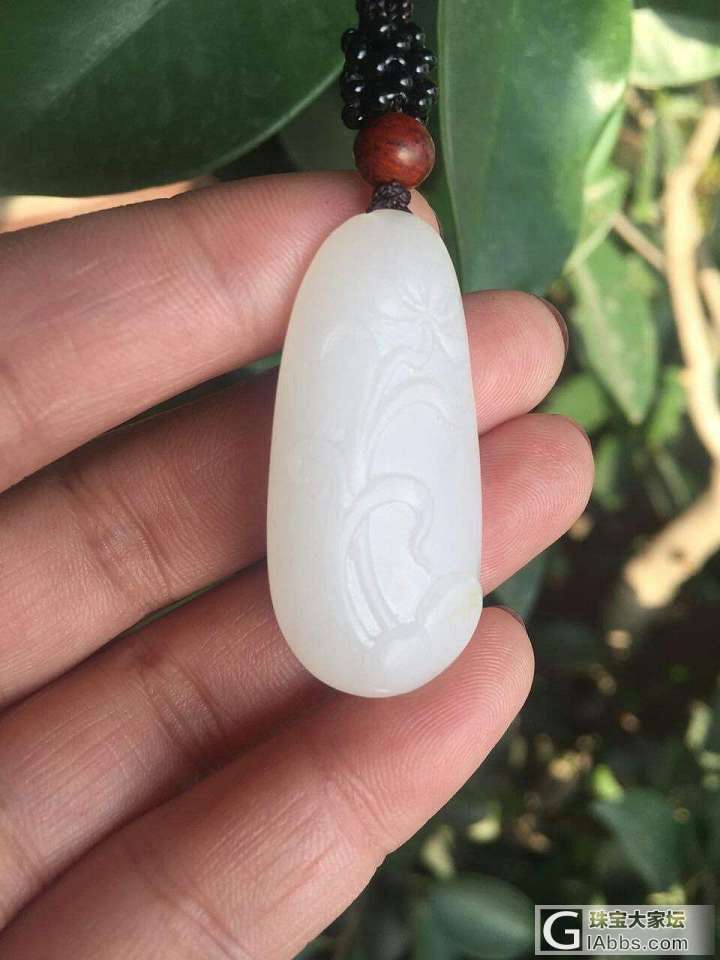 水红包_挂件白玉