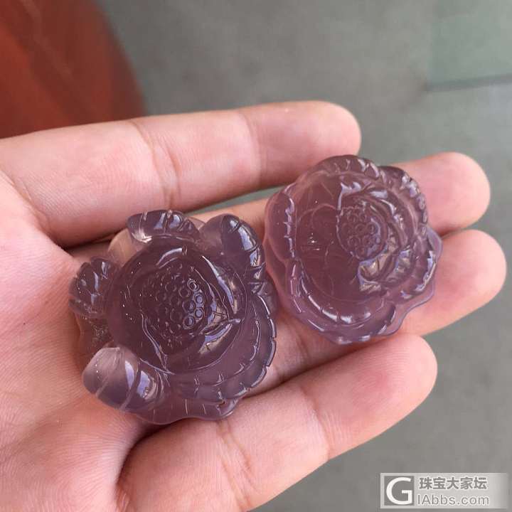帝王紫雕花_挂件玉髓