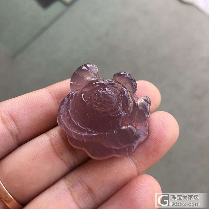 帝王紫雕花_挂件玉髓