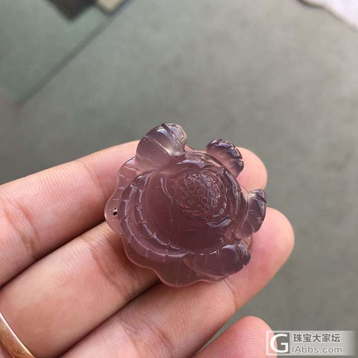 帝王紫雕花_挂件玉髓