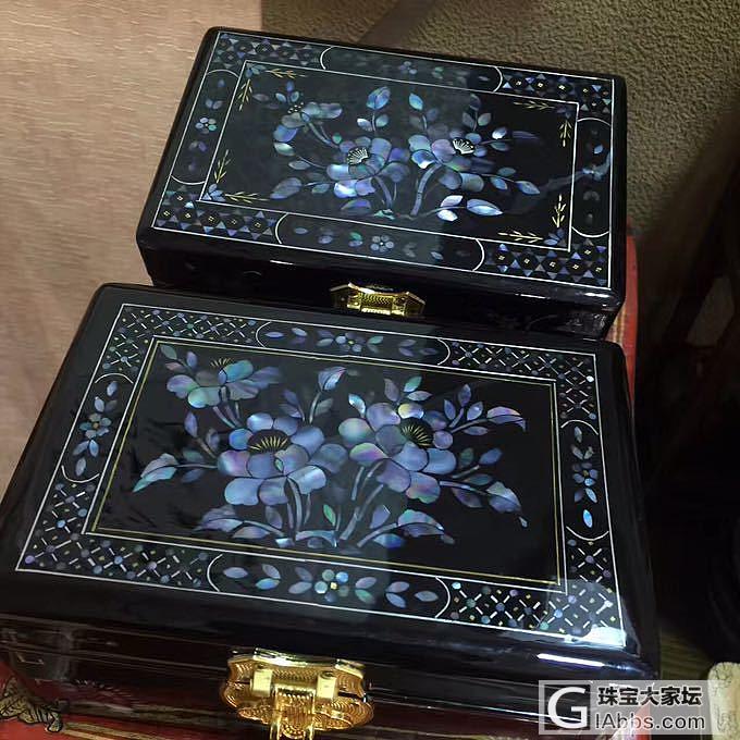 螺钿首饰盒，出口创汇时期的老物件，工艺精湛，现在人很难再做出这么美的了_首饰盒