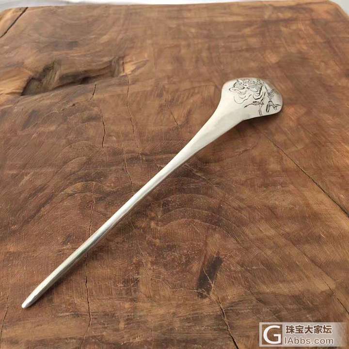 近日新作：纯手画作发簪，孤品_簪子