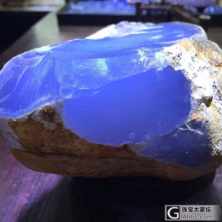 土耳其蓝玉髓石头_原石玉髓