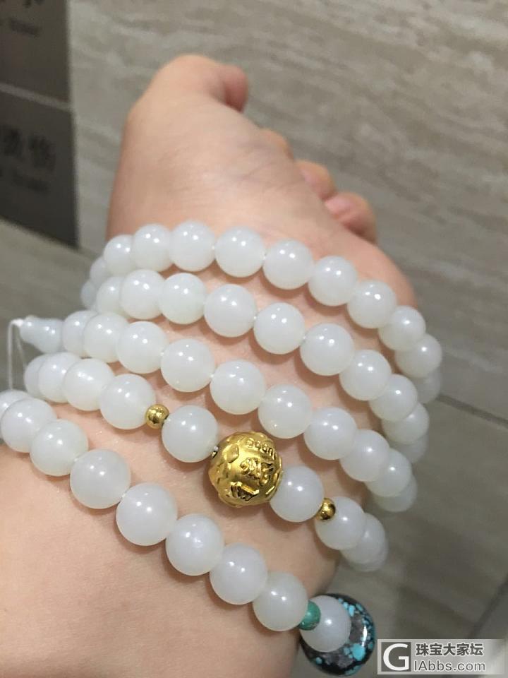 水一帖：油油油的籽料_白玉戒指珠串