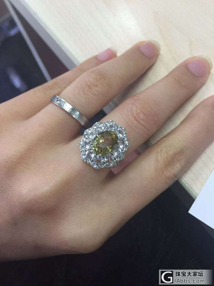 做好金绿一枚 上来晒晒_戒指金绿宝石