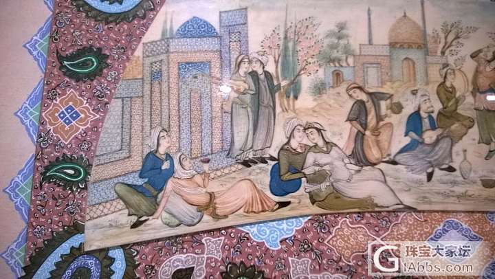 伊斯兰象牙绘画：欢乐的野餐会_工艺品