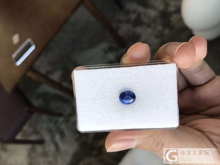 3.1ct 蓝宝石，大家来看看啊＝帮我估个价。_刻面宝石蓝宝石