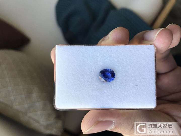 3.1ct 蓝宝石，大家来看看啊＝帮我估个价。_刻面宝石蓝宝石