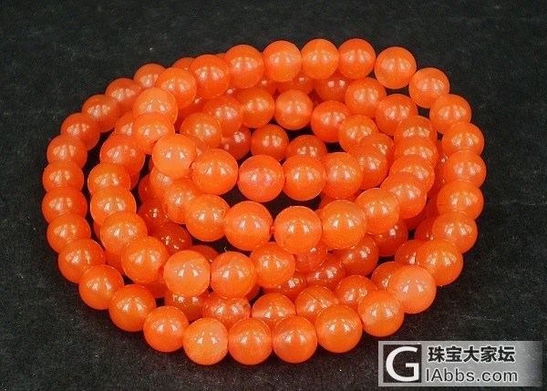 南红联合料_南红珠串