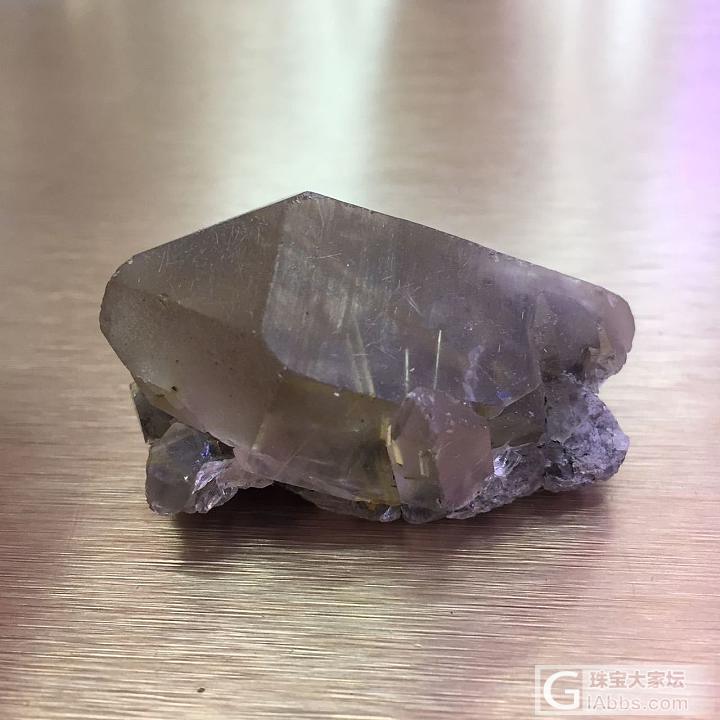 没啥可晒的，晒一下我的原石_发晶原石
