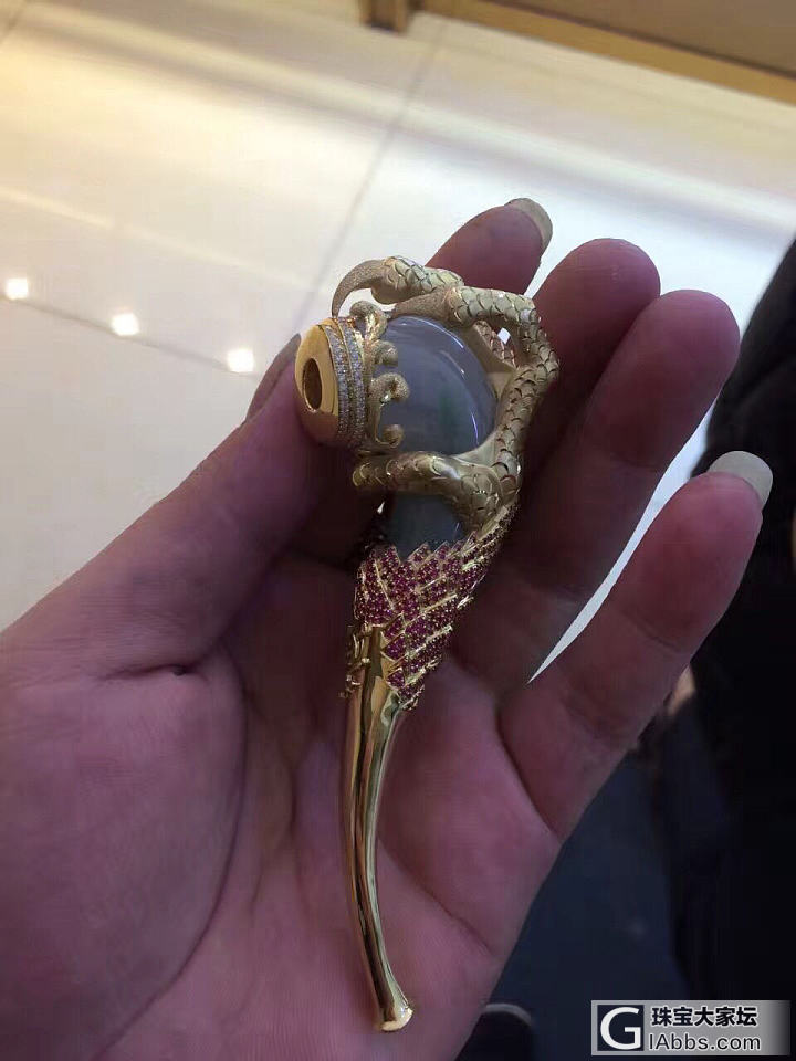 龙爪手，咸猪手_镶嵌把玩件