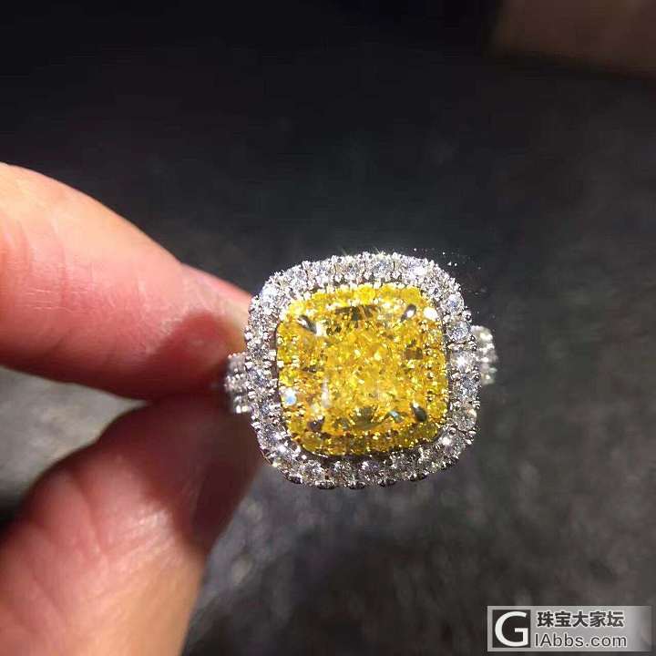 2.49ct fiy vs gia证书 豪华钻戒_彩钻戒指