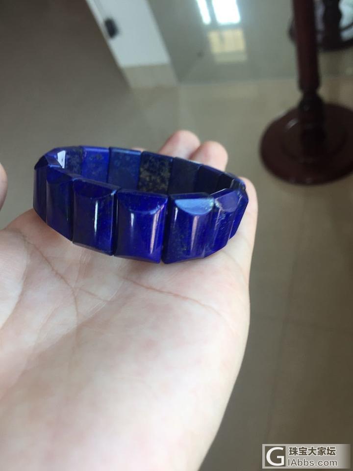 青金石手牌欣赏_青金石手排