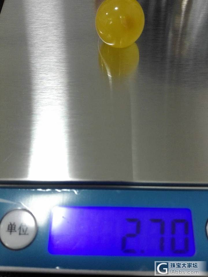 16.8mm鸡油黄珠子_琥珀蜜蜡配件