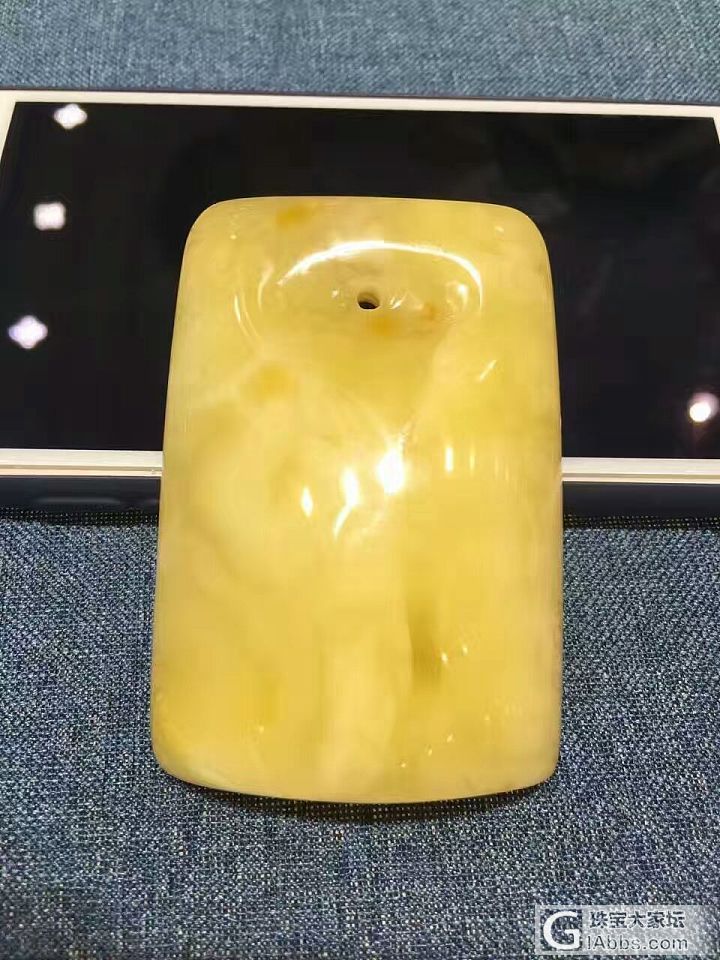 蜜蜡方牌_牌子蜜蜡挂件