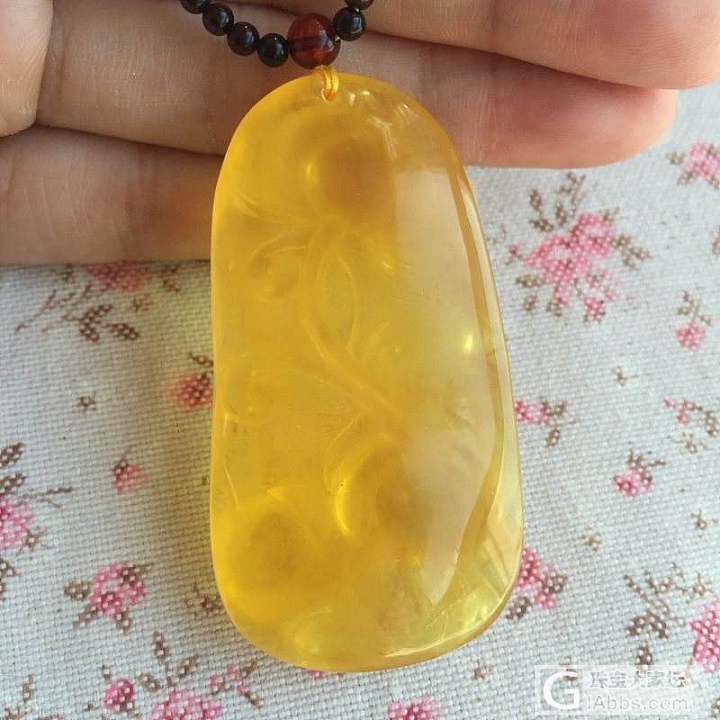 金绞蜜荷花牌~_挂件琥珀蜜蜡