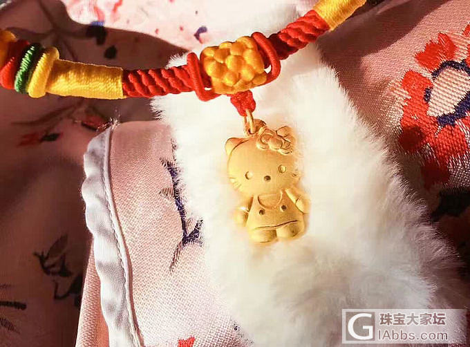 给溪妹做的新年礼物_项圈金