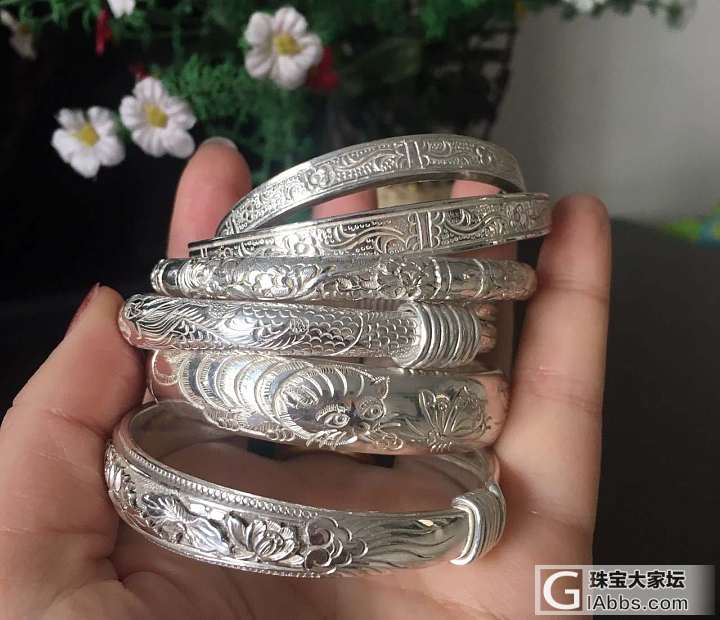 煮镯记_手镯银
