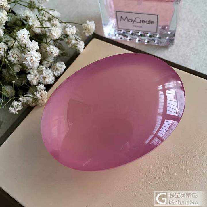 水晶_粉晶蛋面