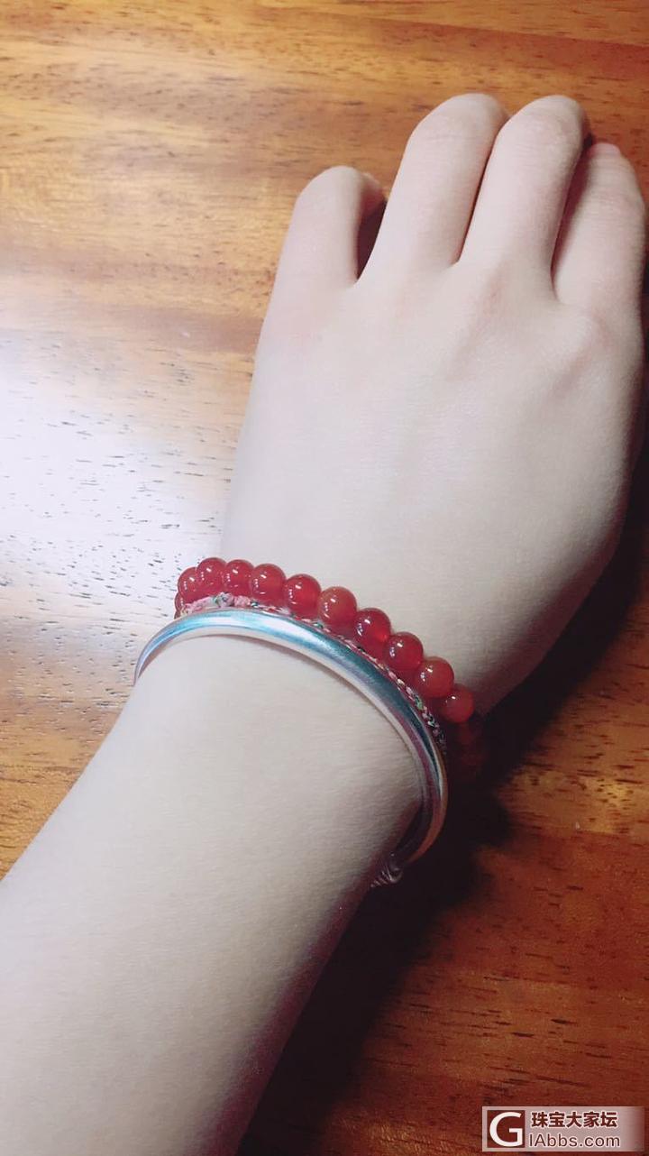 终于入了推圈☺️_手镯银