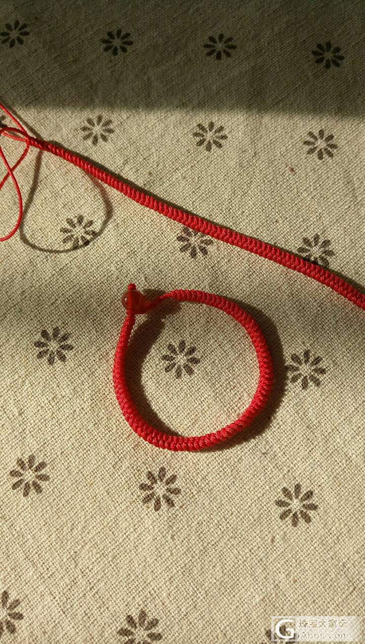 红绳手链_手链编绳