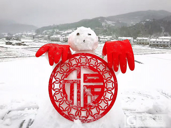 好大的雪花。。2017瑞雪兆丰年_首饰