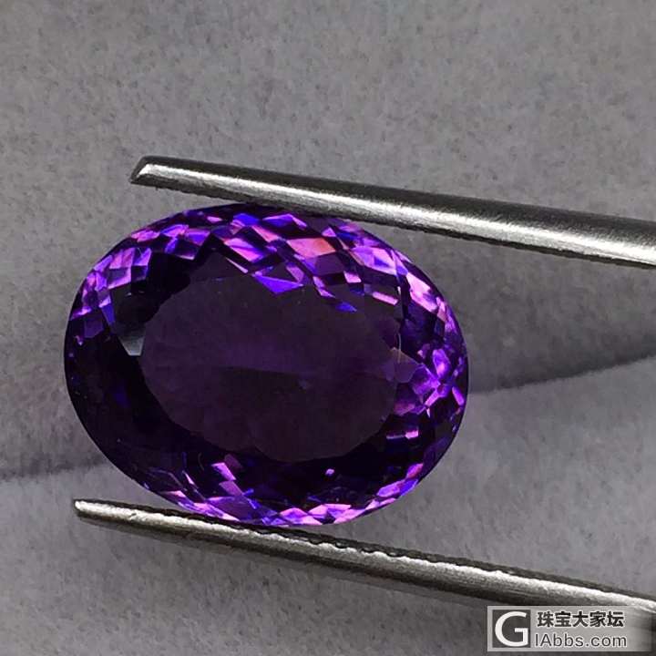天然紫水晶介面（包做证书）_紫水晶